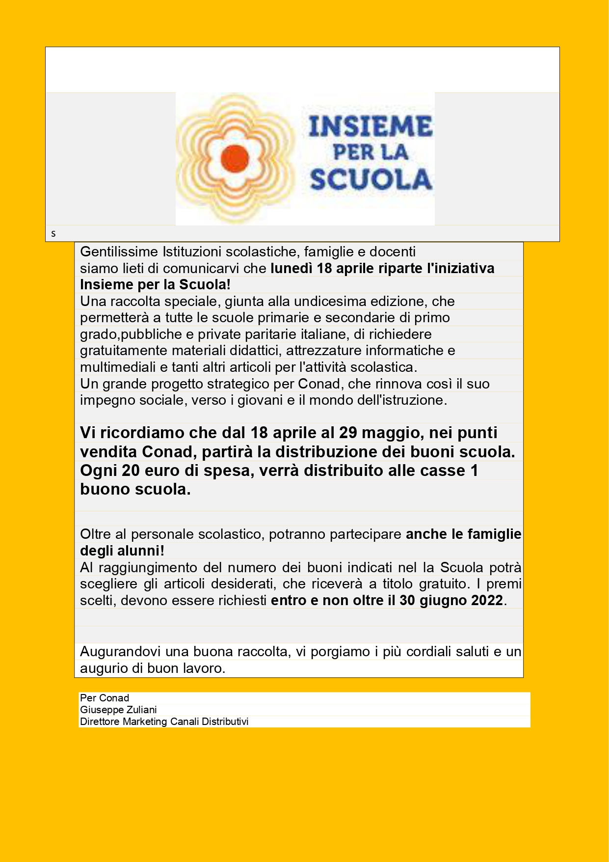 INSIEME PER LA SCUOLA A.S.21-22