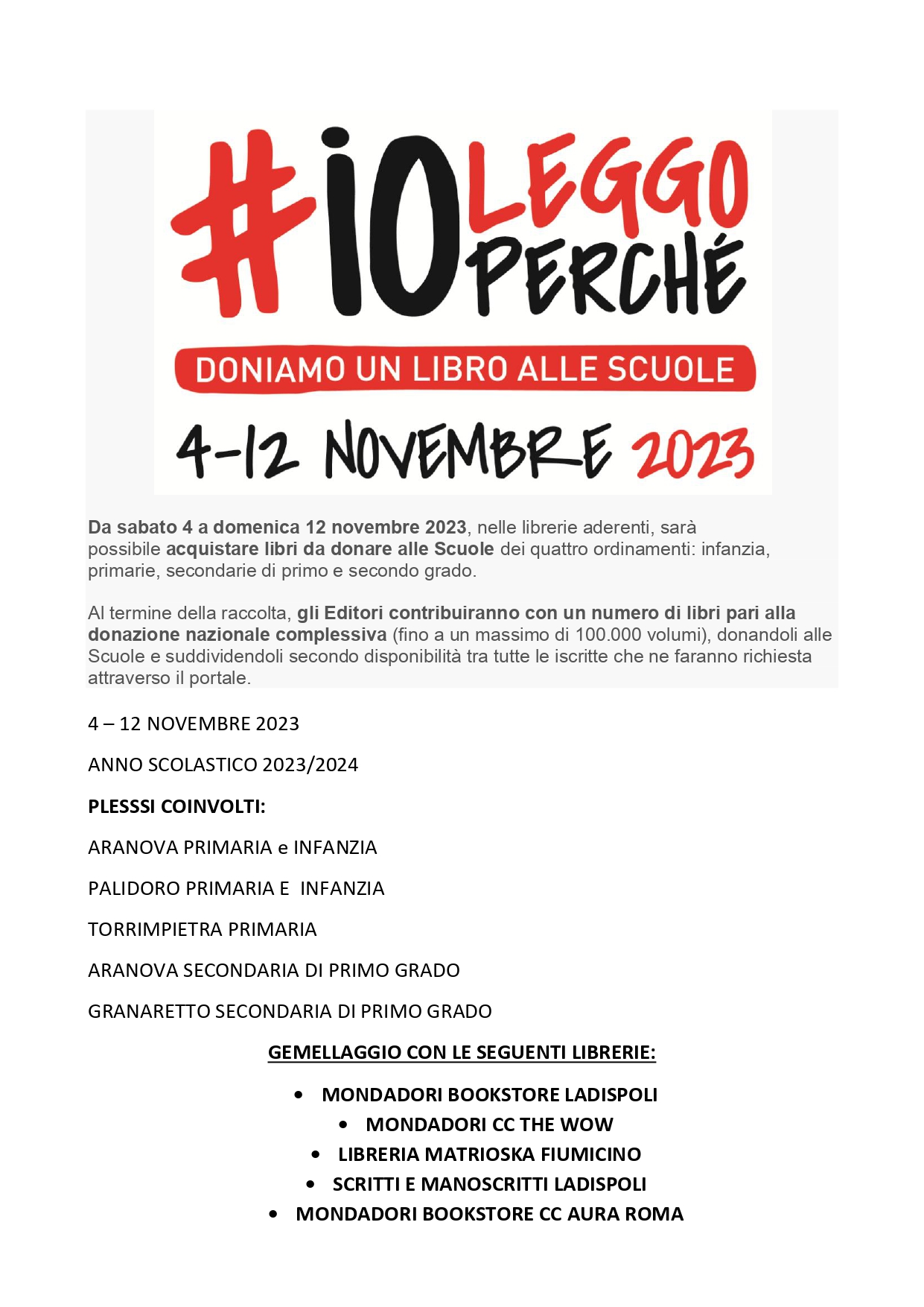 #IO LEGGO PERCHE’