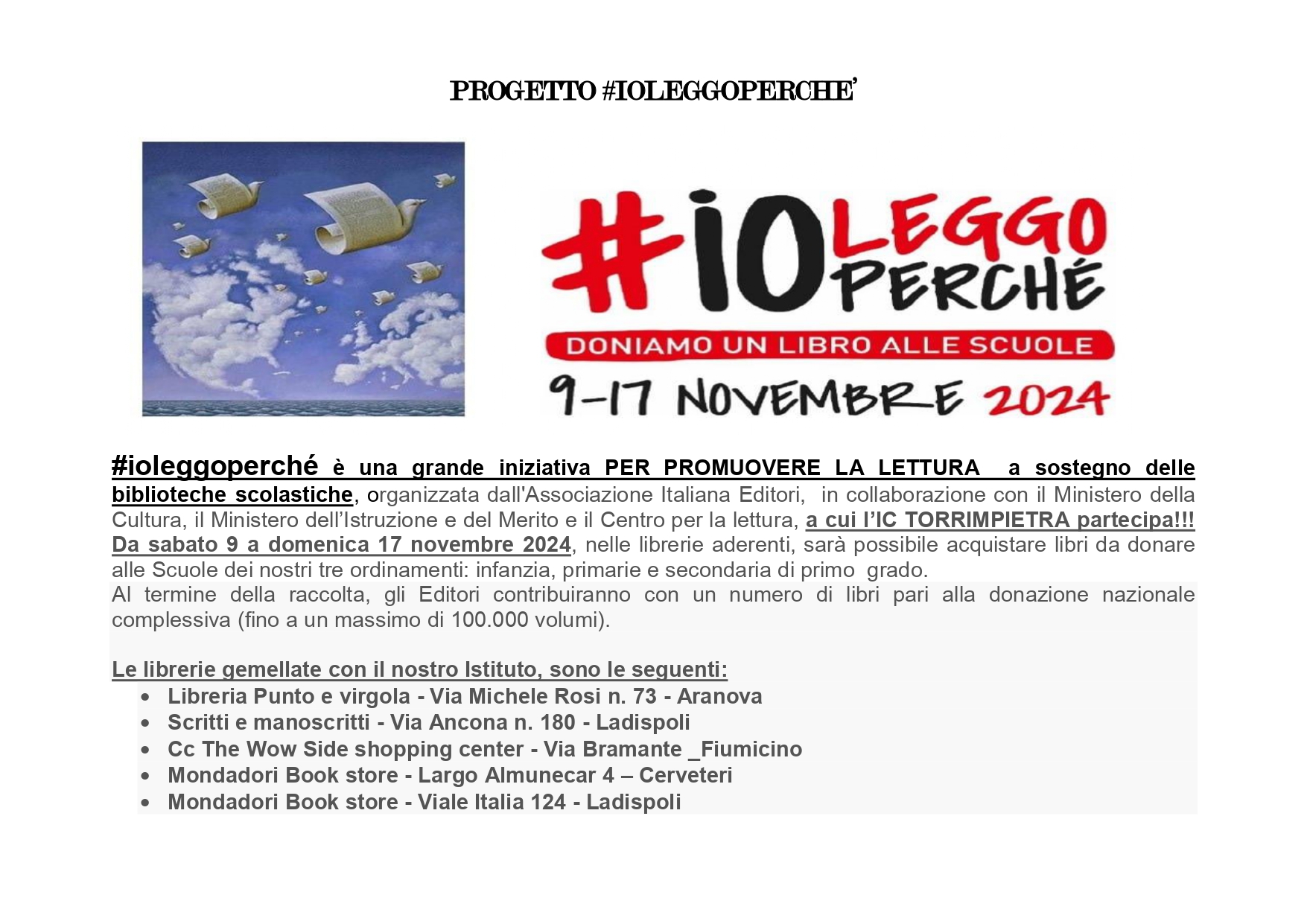 #IO LEGGO PERCHE’ 2024